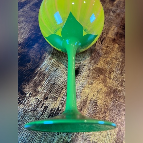 Pier 1 Imports | handpainted Sunflower Wine Glass - Picture 8 of 9